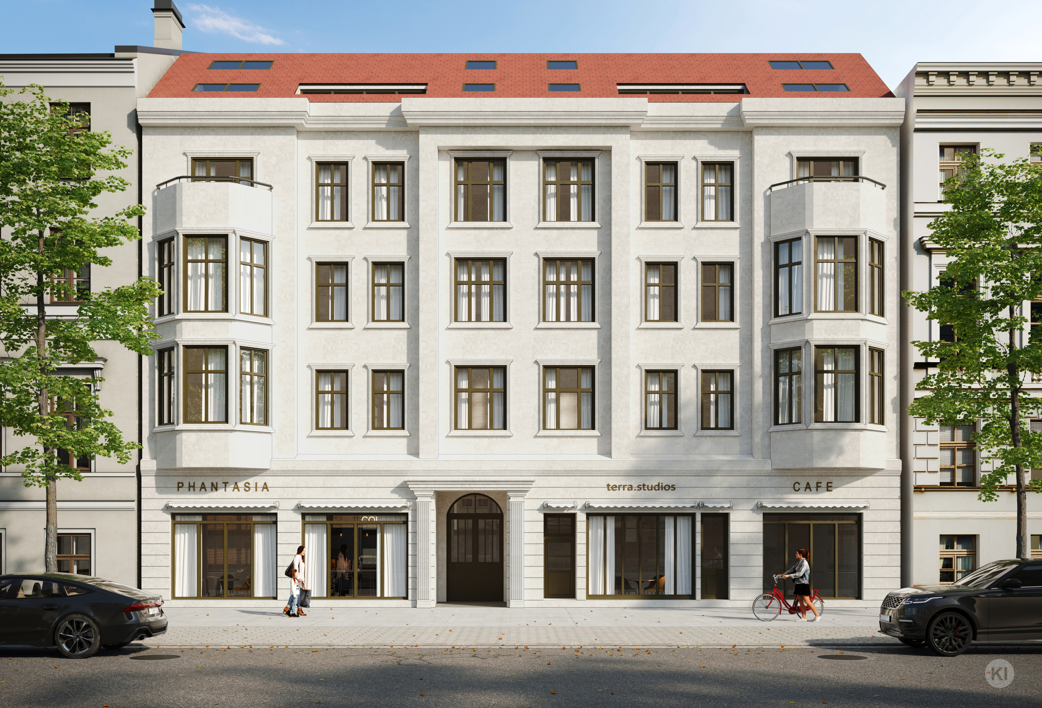MD-Berlin, Dachgeschossausbau, Sanierung und Nutzungsänderung Ladenlokale 